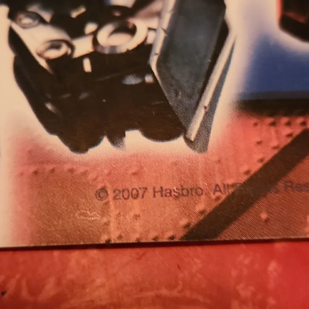 Optimus Prime Transformers 2007 Vinyl Placemat